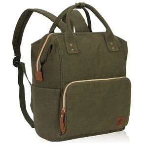 Veegul Army Green Stylish Multipurpose Single Pocket Backpack Handbag Medium